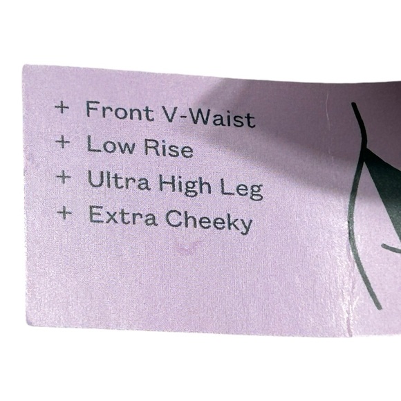 WILD FABLE ivory plus size XL/16 extra high cut very cheeky swim bikini bottom - Picture 10 of 10